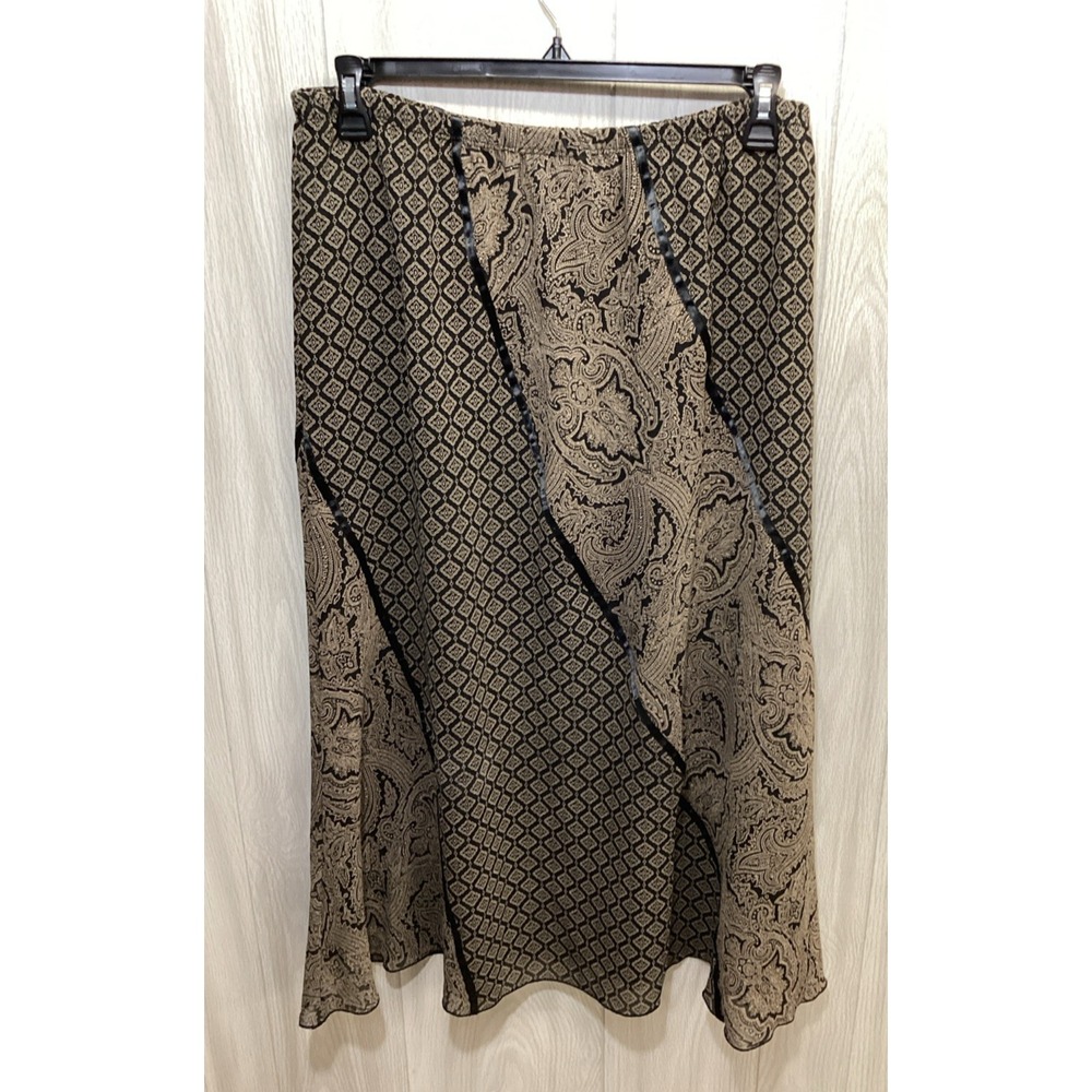 AVENUE Women's (Size 14/16) Long Sleeve Button Down Collared Skirt Set‎ - Picture 4 of 7